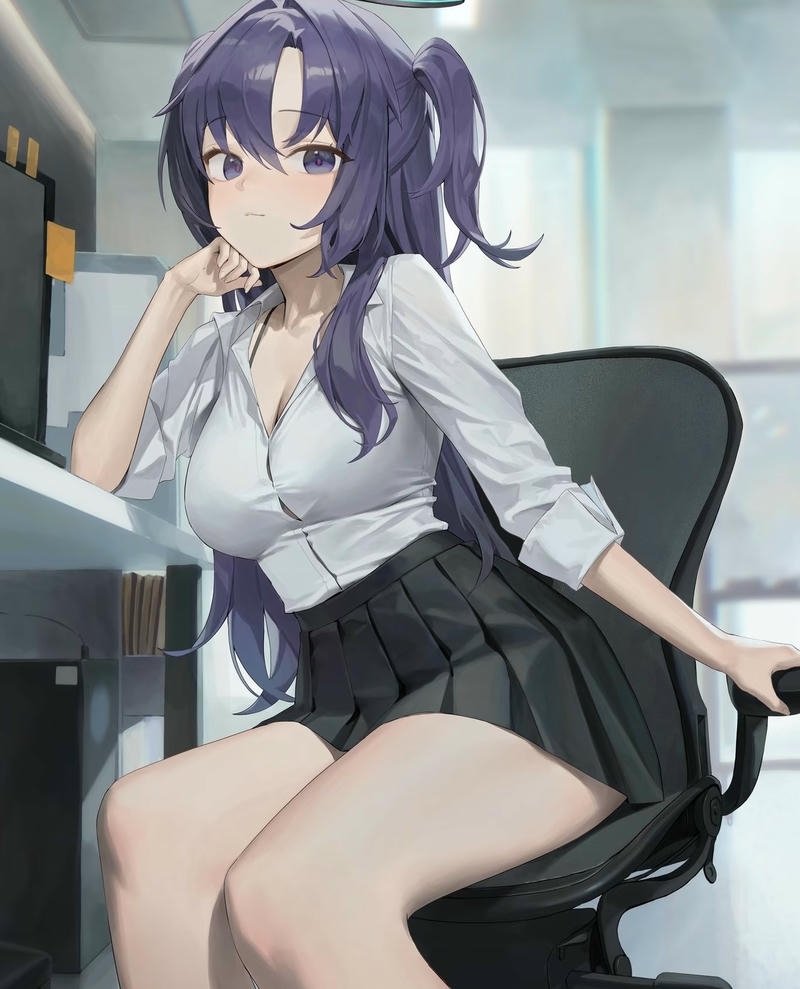 Gái anime múp phong cách nhẹ nhàng cuốn hút