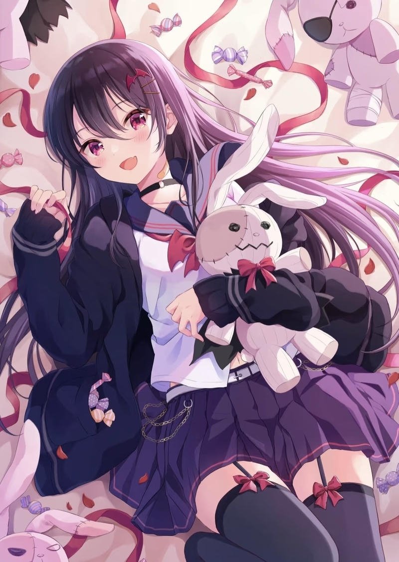 Gương mặt hài hòa làm nổi bật nhân vật anime nữ