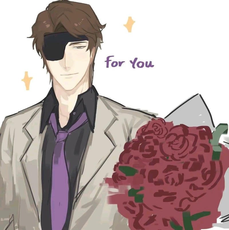 Hình Aizen meme tặng bó hoa cực to