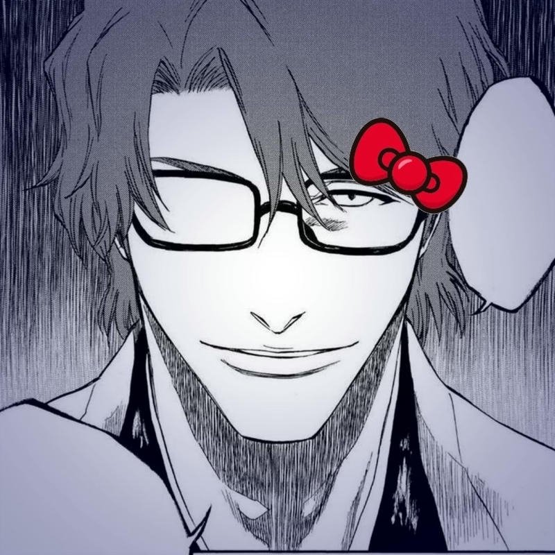Hình ảnh Aizen meme ánh mắt sâu đầy bí ẩn