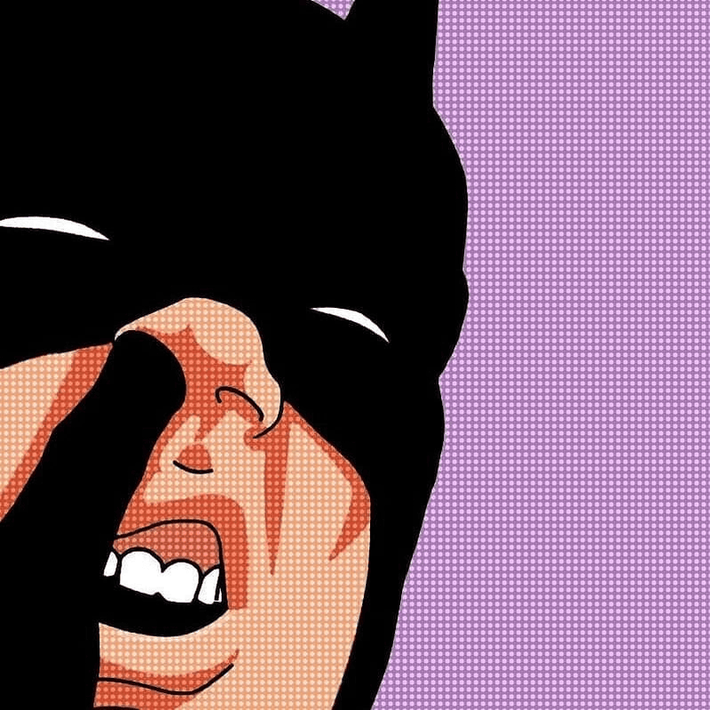 Hình ảnh Batman meme đang móc mũi