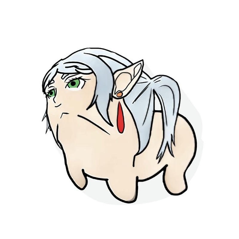 Hình ảnh meme Frieren gương mặt chế hài