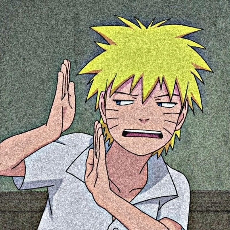 Hình ảnh meme Naruto gương mặt ngáo ngơ gây cười