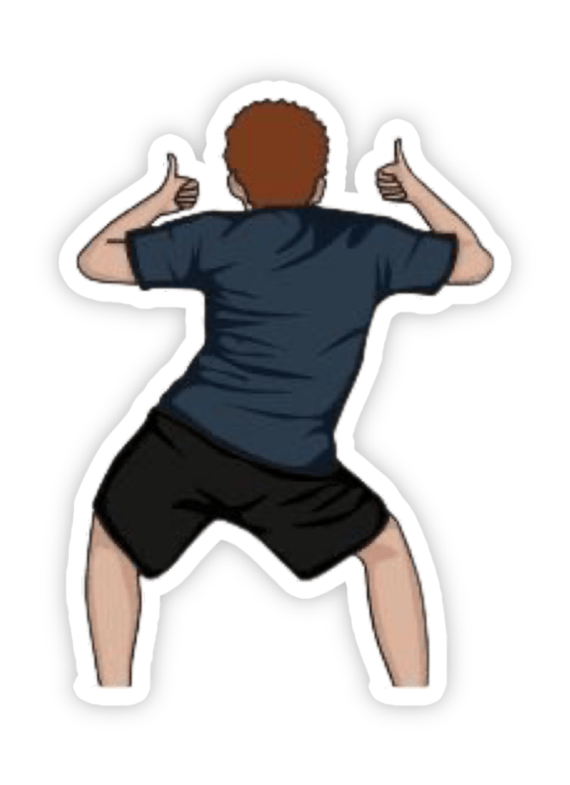 Hình ảnh nhãn dán bựa cực lắc đít