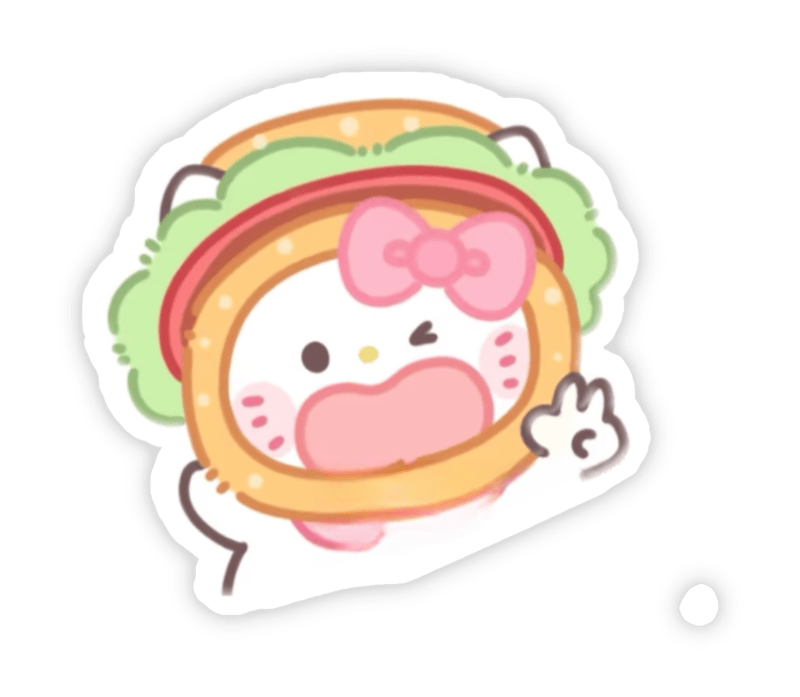 Hình ảnh sticker dễ thương cute xinh xắn siêu hot