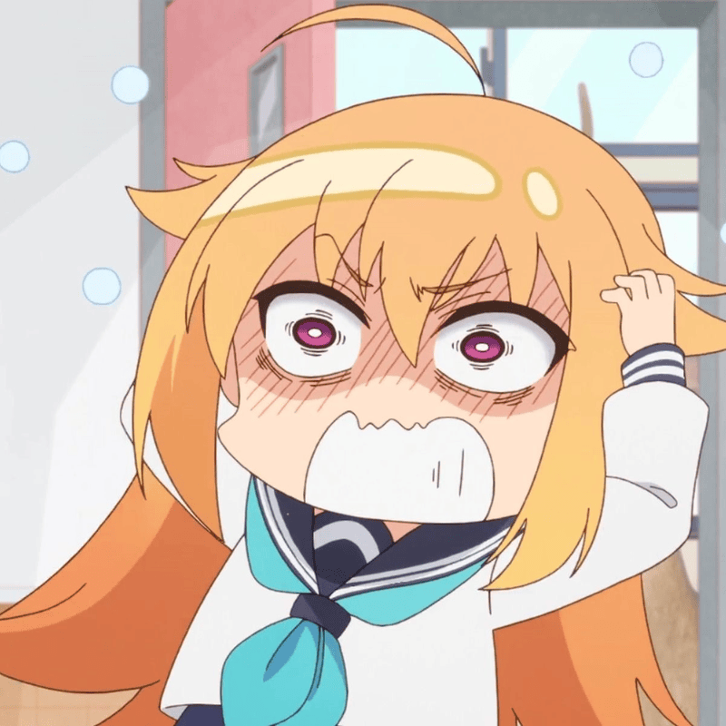 Hình anime meme Nokotan bất ngờ ôm đầu