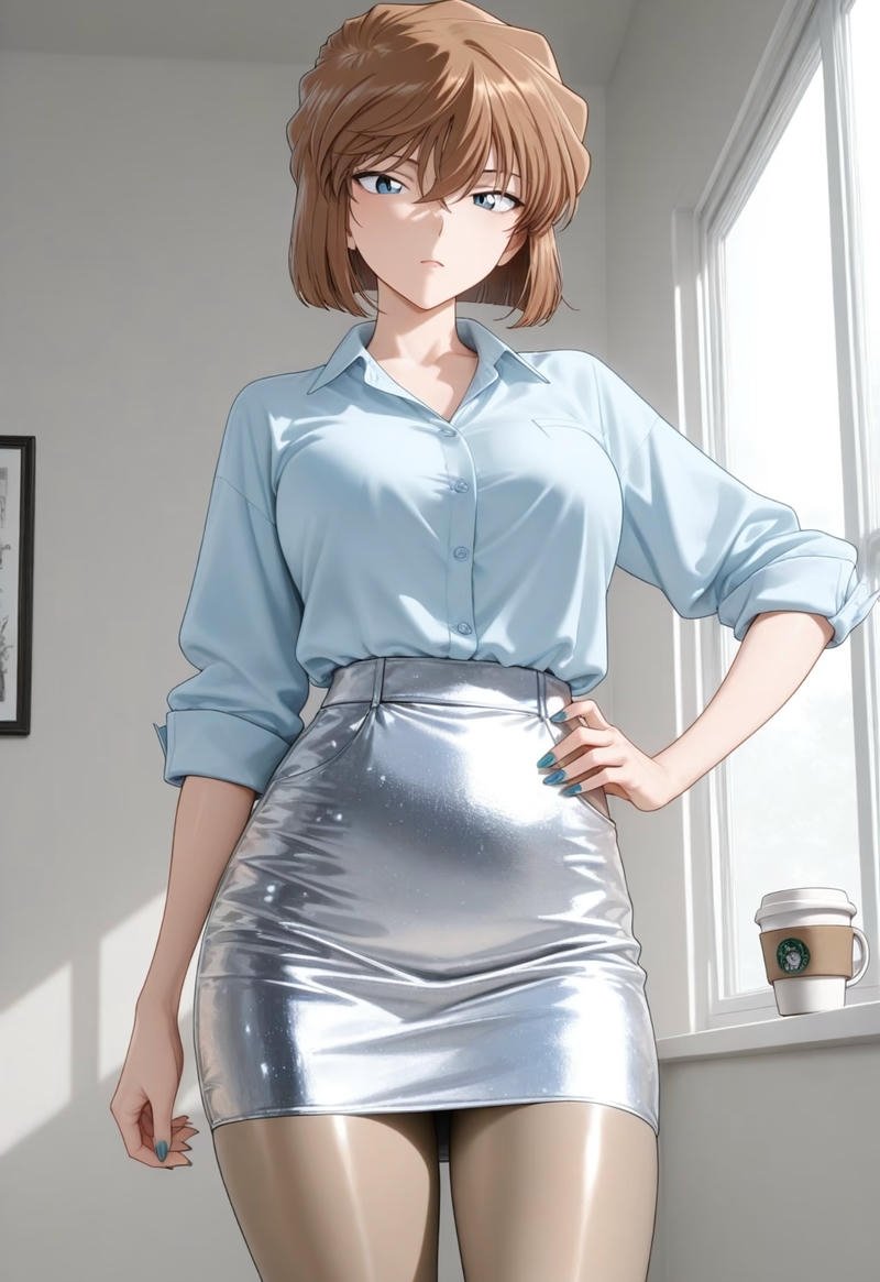 Hình anime nữ dáng múp tròn phong cách kawaii