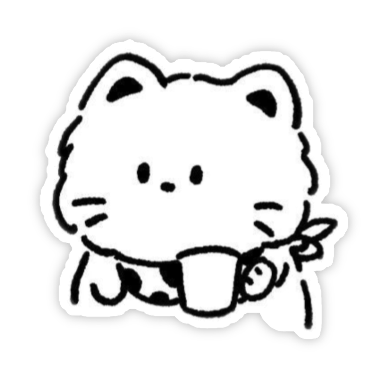 Hình đẹp hình sticker cute không màu nhỏ nhắn cute cực cuốn hút