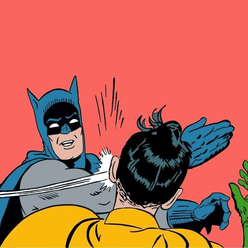 Hình meme Batman nội dung sáng tạo