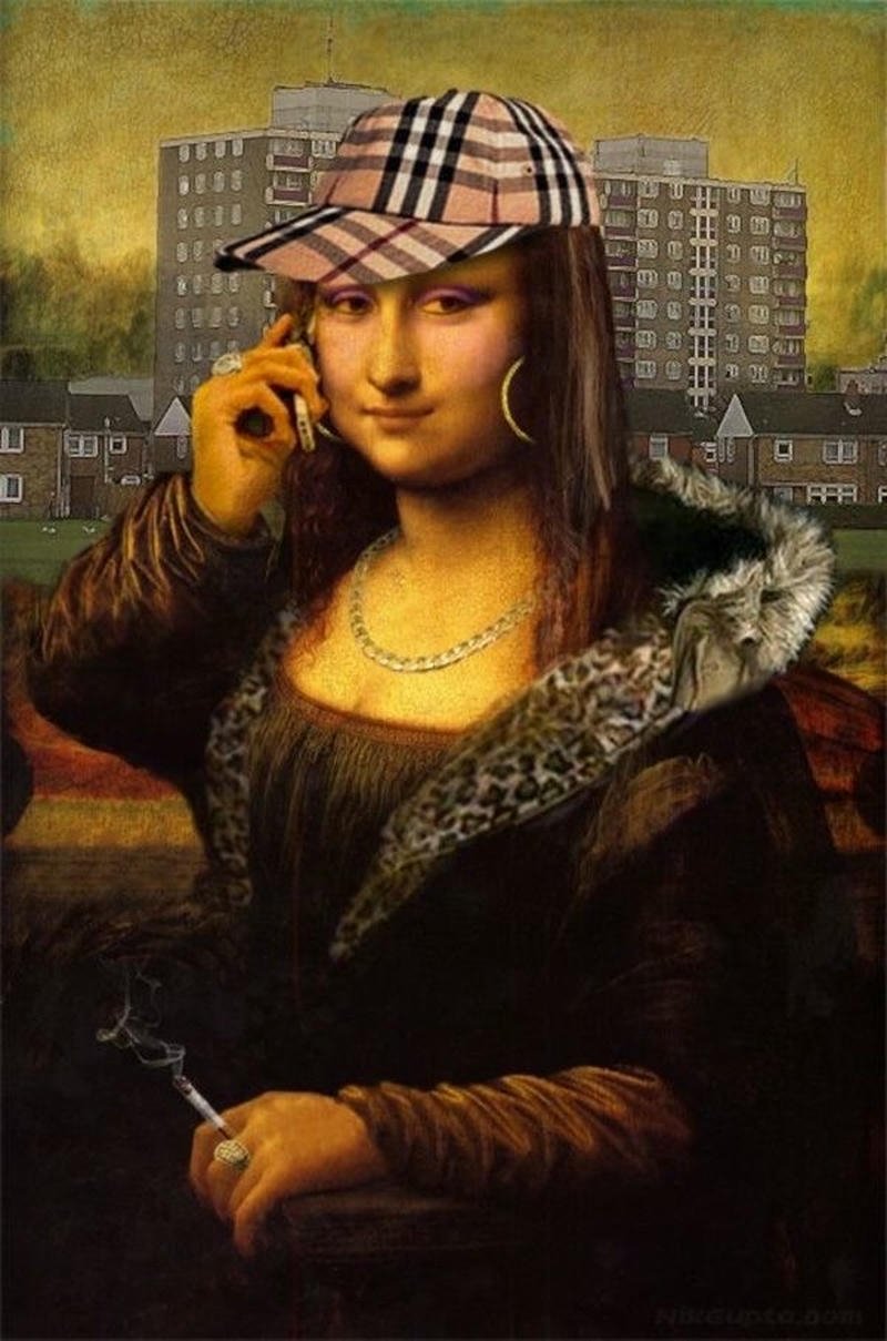 Hình meme Mona Lisa đôn chề hài hước