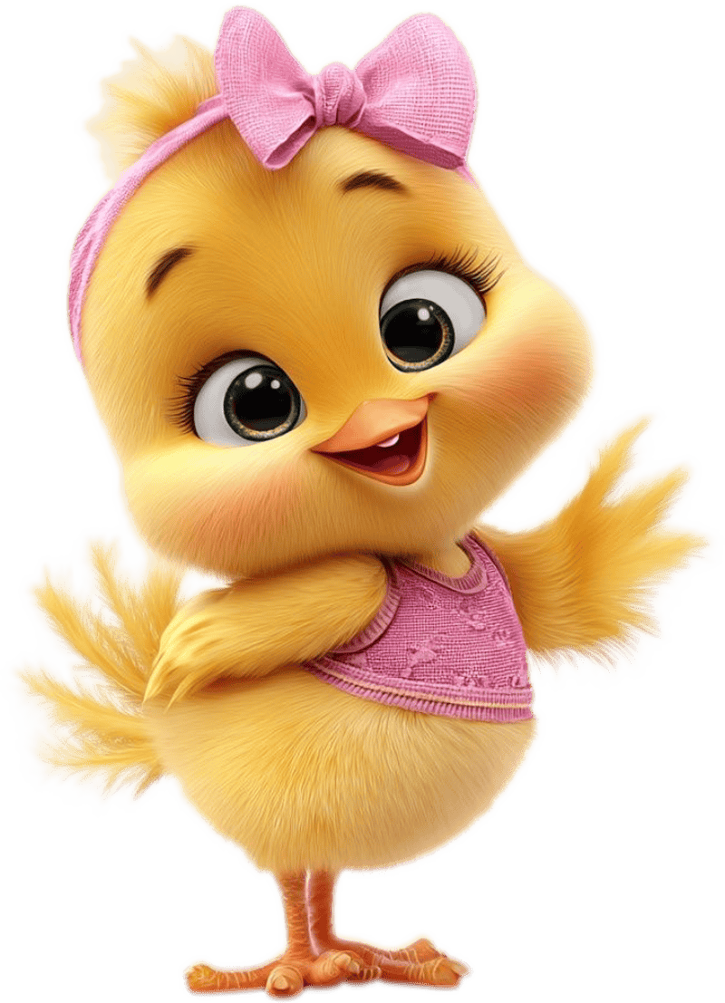 Hình sticker con vật cute con vịt dễ thương