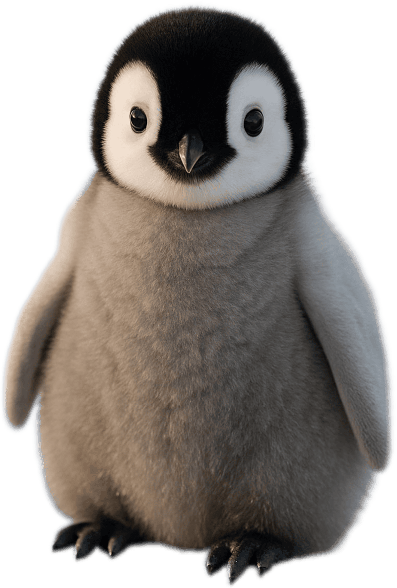 Hình sticker con vật là con chim cánh cụt