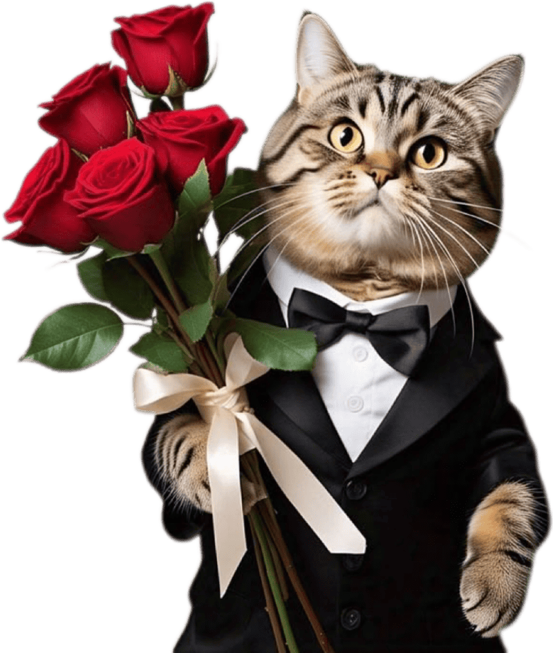 Hình sticker mèo cute biểu cảm siêu dễ thương