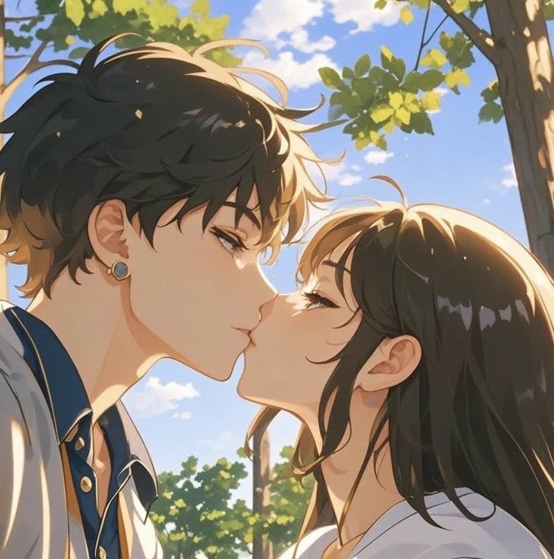 Khoảnh khắc anime hôn nhau đầy cảm xúc chân thật