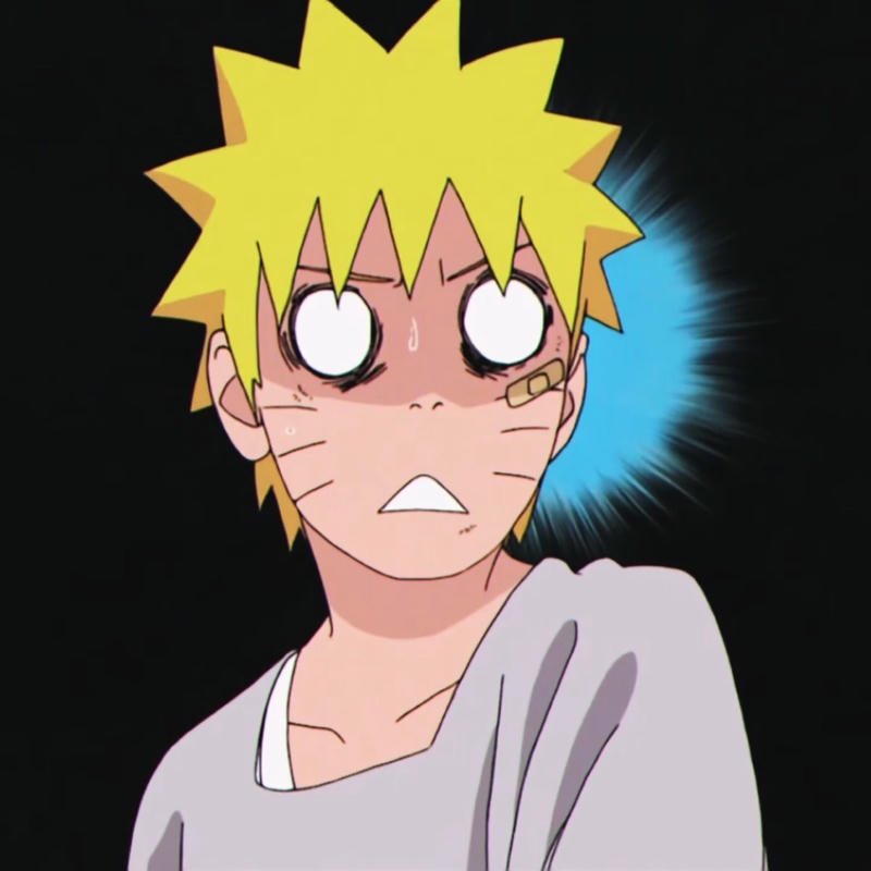 Meme Naruto biểu cảm ngơ ngác nhưng buồn cười