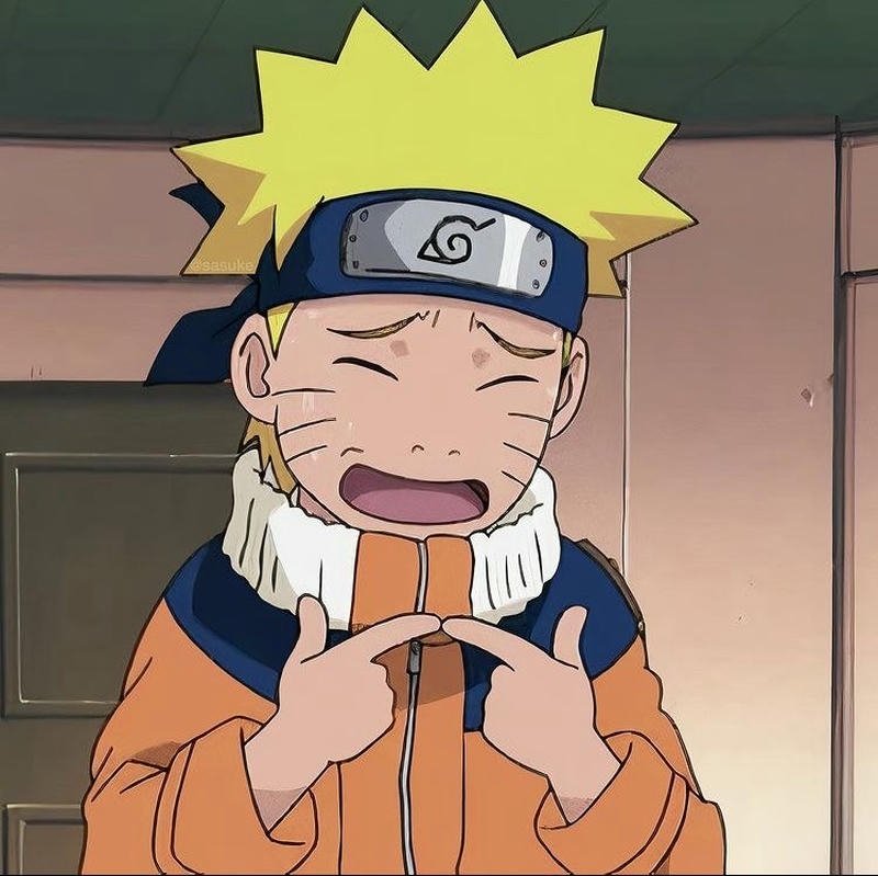 Meme Naruto gương mặt hoảng hốt buồn cười
