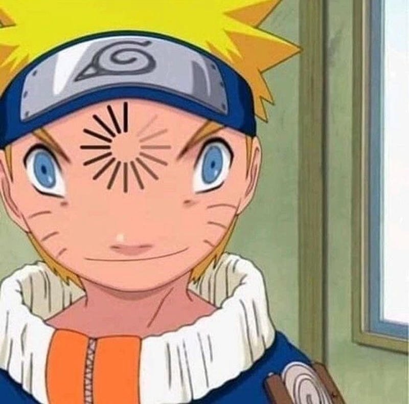 Naruto meme ánh mắt bất ngờ cực hài