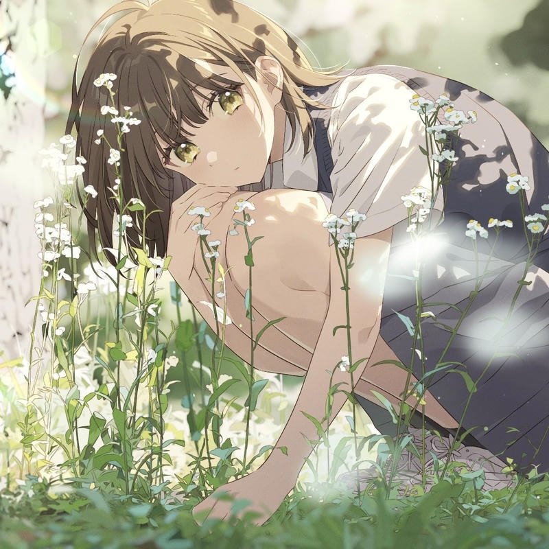 Nét nữ tính rõ ràng từ nhân vật anime nữ dễ thương