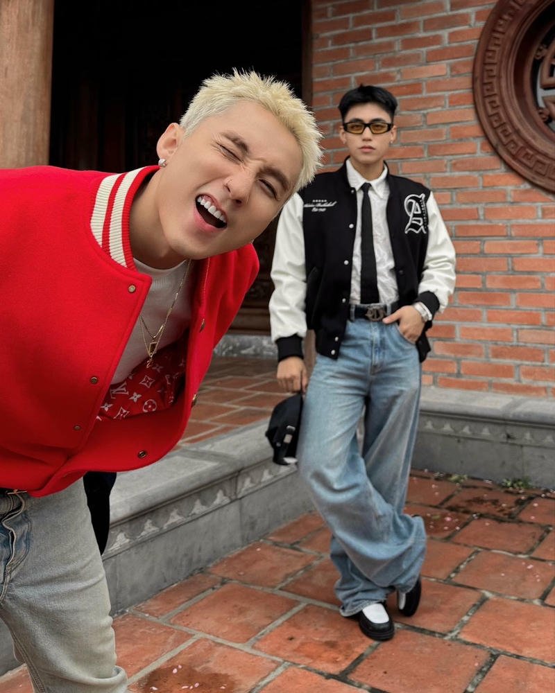 Nét thời trang Sơn Tùng MTP trong nền đẹp