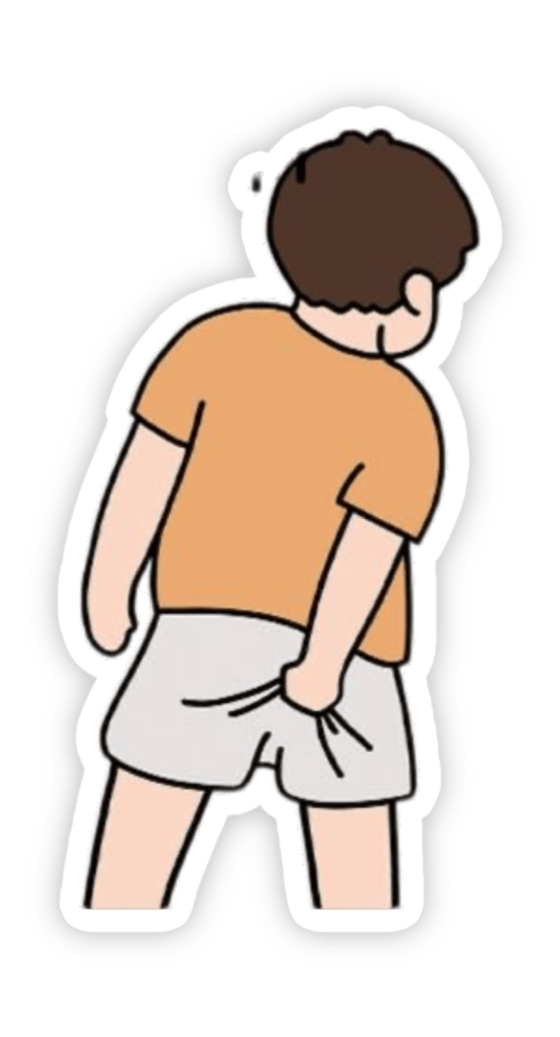 Nhãn dán bựa cực chất gãi mông