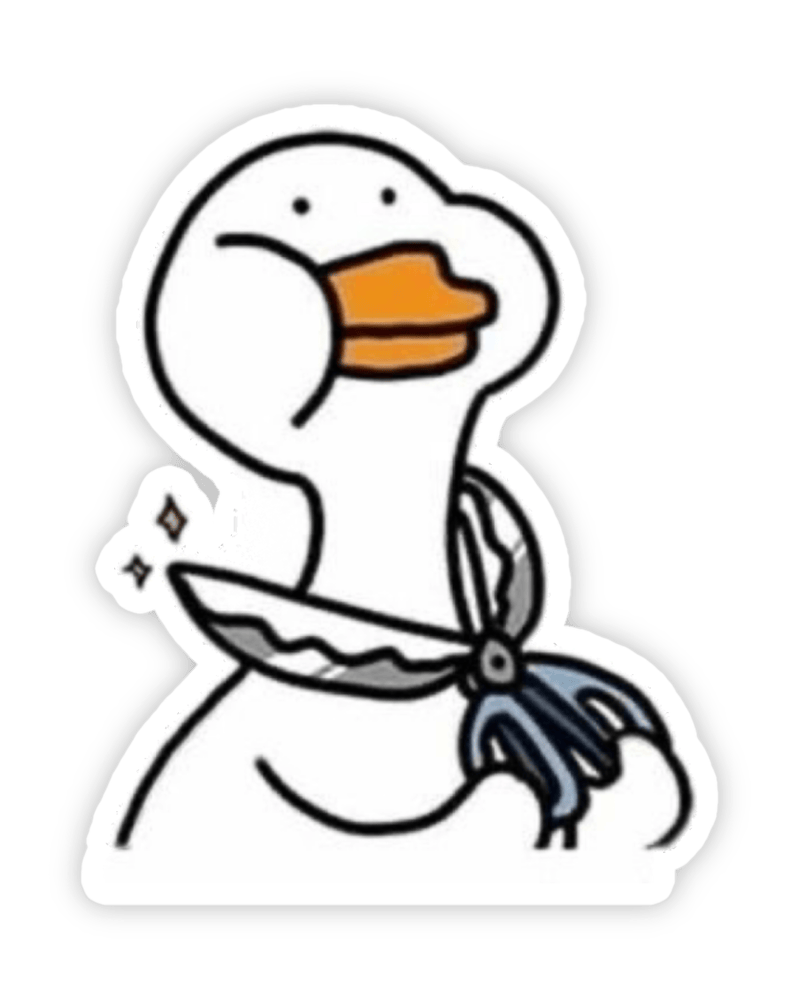 Nhãn dán bựa hài hước bá đạo cắt cổ