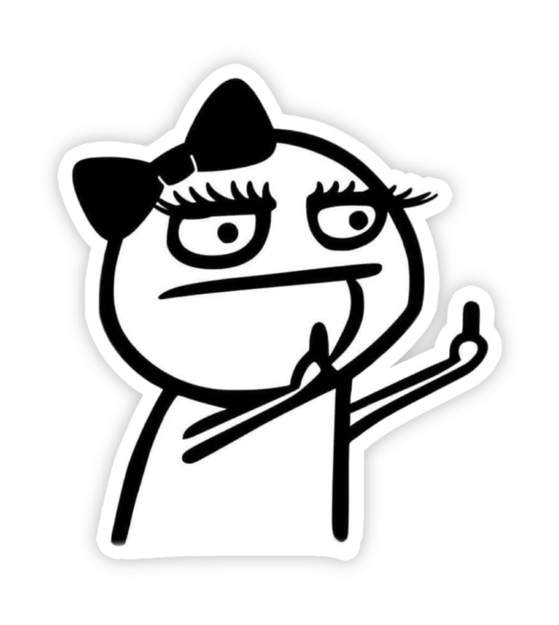 Nhãn dán bựa siêu hài dơ fuck