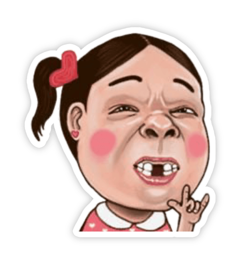 Nhãn dán bựa troll bạn bè siêu vui nhộn cực lầy