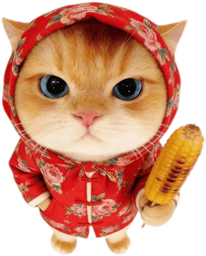 Nhãn dán mèo hài hước biểu cảm bá đạo