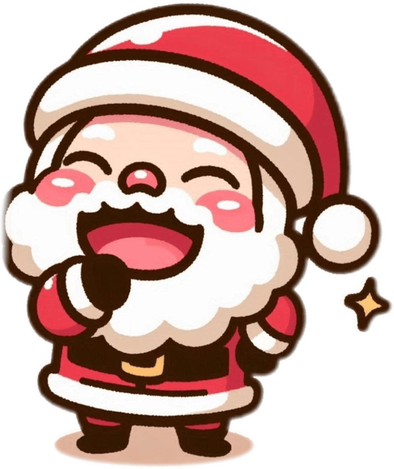 Nhãn dán noel cute dễ thương đậm chất giáng sinh