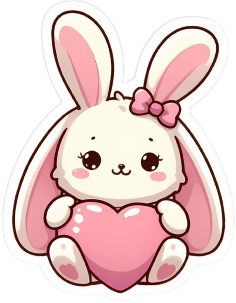 Nhãn dán sticker cute đáng yêu hiện đại