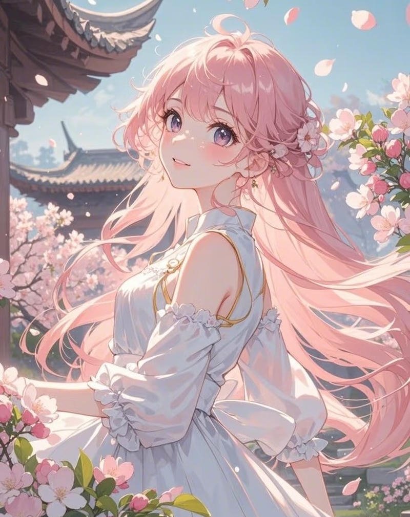 Nhân vật anime cute mang nét đáng yêu nhẹ nhàng