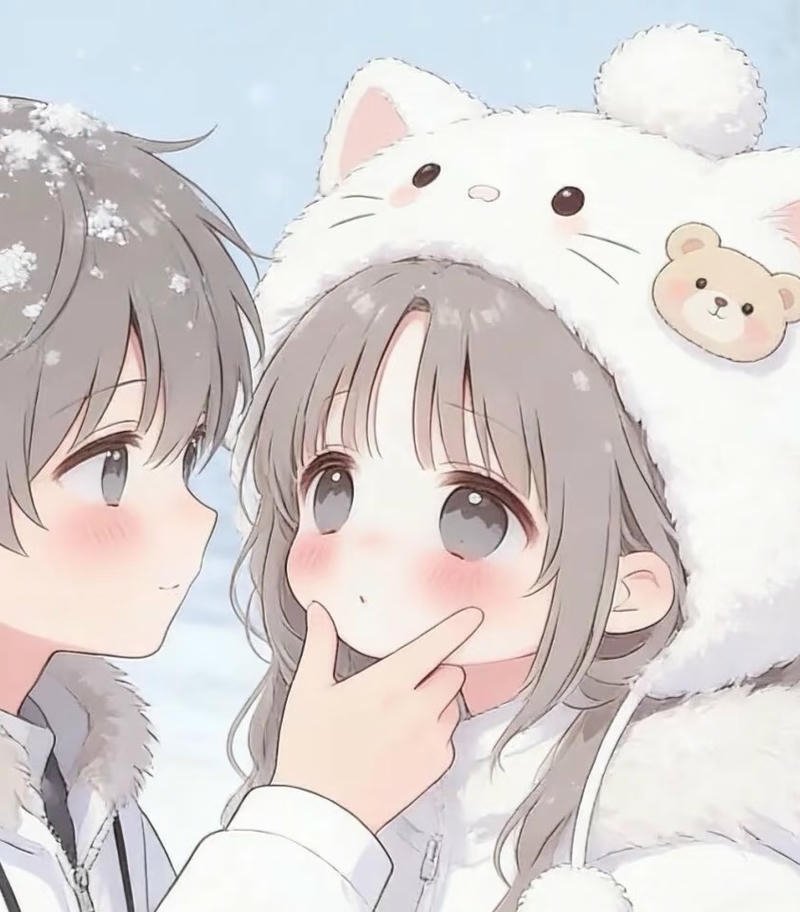 Nhân vật anime dễ thương với biểu cảm đáng yêu