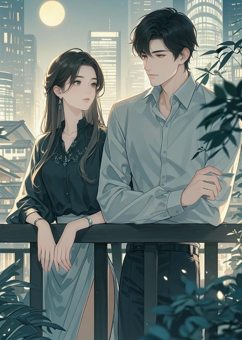 Nhân vật anime đôi nam nữ phong cách dễ thương
