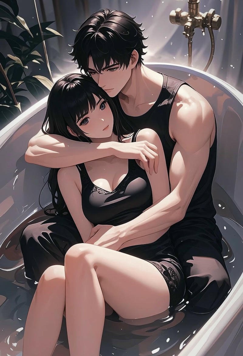 Nhân vật anime đôi nam nữ phong cách hiện đại