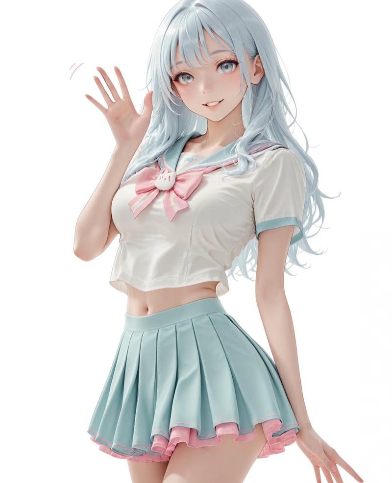 Nhân vật anime nữ dáng đầy đặn múp máp nhẹ