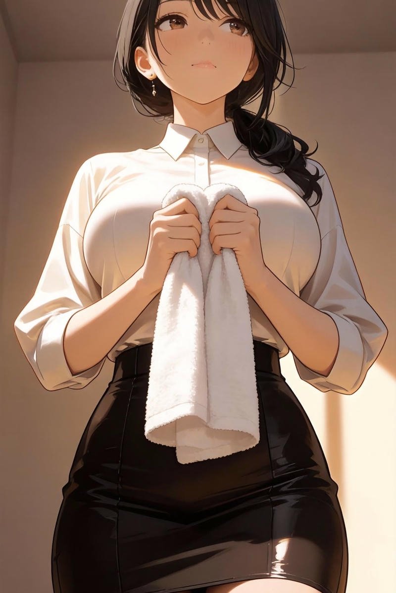 Nhân vật anime nữ dáng múp mềm mại dễ thương