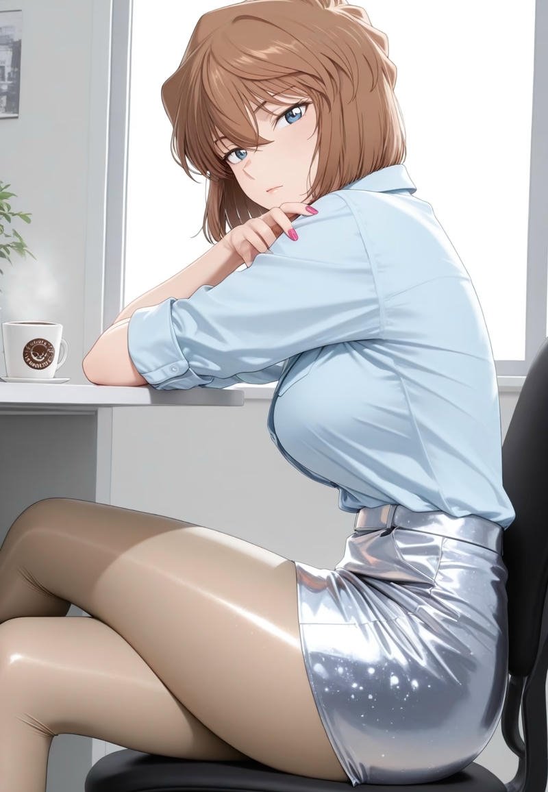 Nhân vật nữ anime dáng múp mềm mại đáng yêu