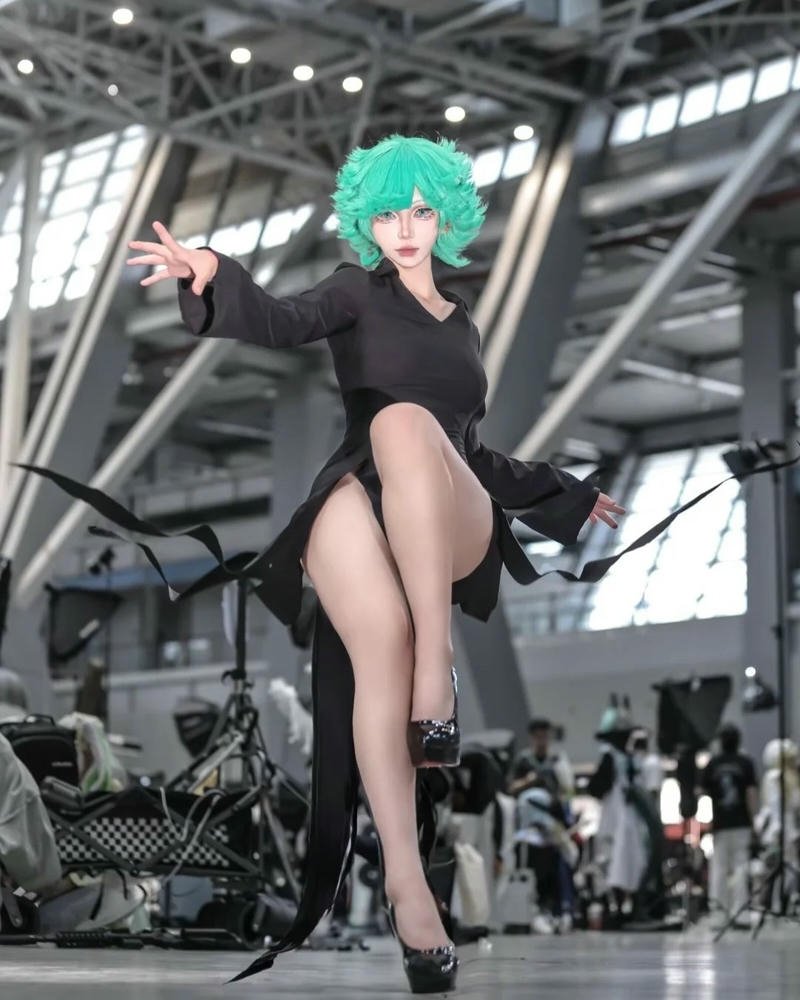 Nhập vai Tatsumaki phong cách nổi bật với thần sắc ấn tượng