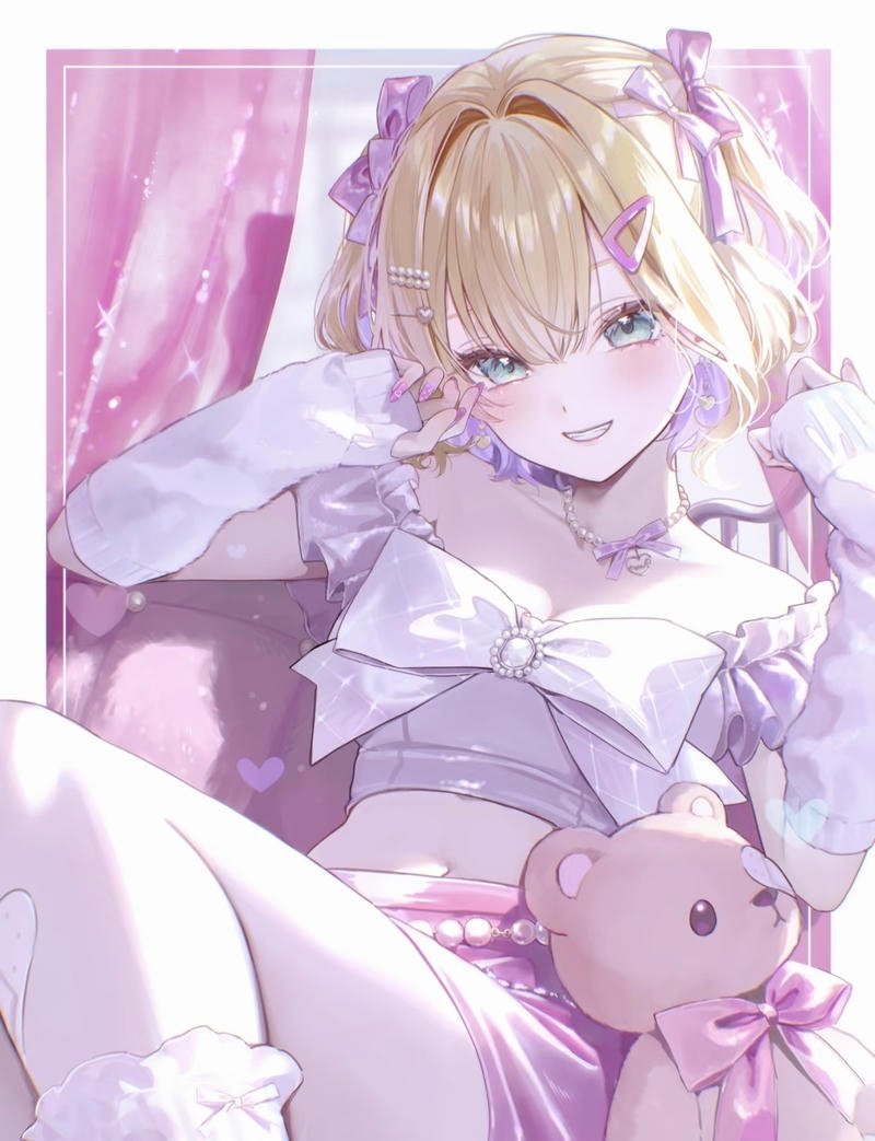 Phong cách đơn giản tạo sức hút cho nhân vật anime nữ