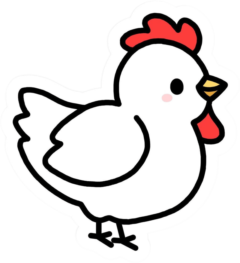 Sticker hình dán ngộ nghĩnh nhỏ nhắn siêu cute