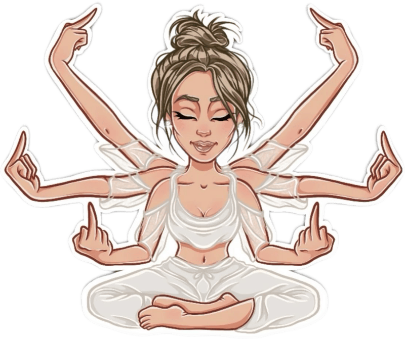 Sticker meme hài hước đáng yêu pha chút bựa cực mạnh