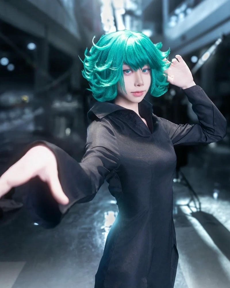 Tatsumaki cosplay biểu cảm tự nhiên đầy sức sống cuốn hút