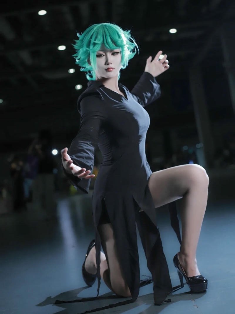 Tatsumaki cosplay hình ảnh sống động thể hiện thần thái mạnh