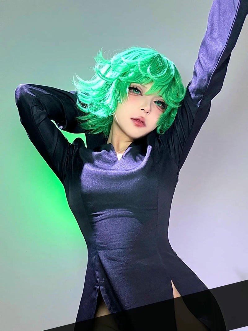 Tatsumaki cosplay tạo dáng linh hoạt thể hiện sức hút riêng