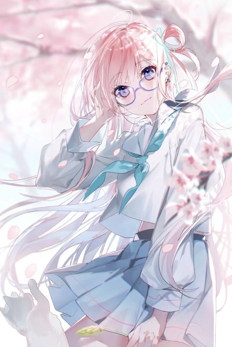 Vibe học sinh Nhật làm nổi bật nhân vật anime nữ