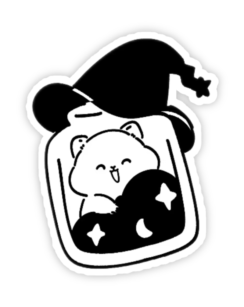 hình sticker cute không màu đơn giản mà cực xinh