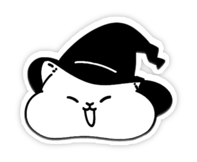 sticker cute không màu đáng yêu nhẹ nhàng