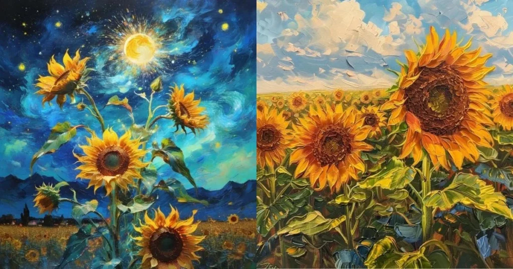 tranh vẽ hoa hướng dương thumbnail