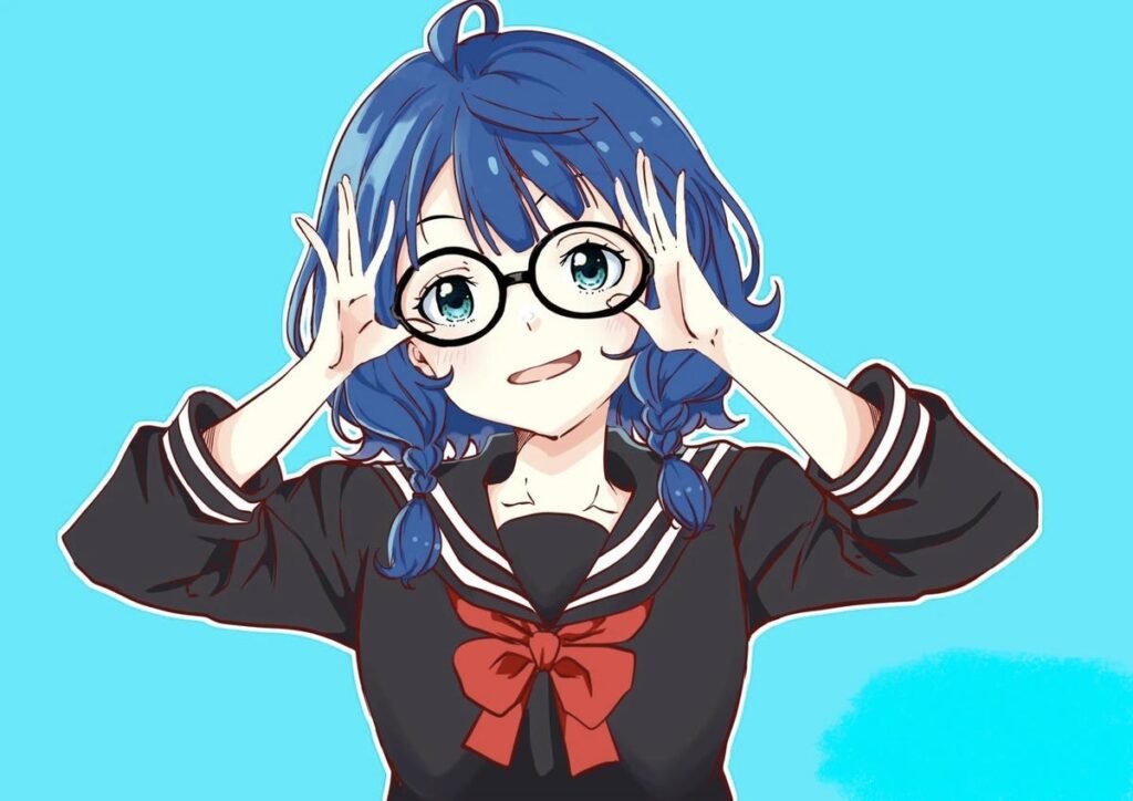 Ảnh anime đeo kính thumbnail