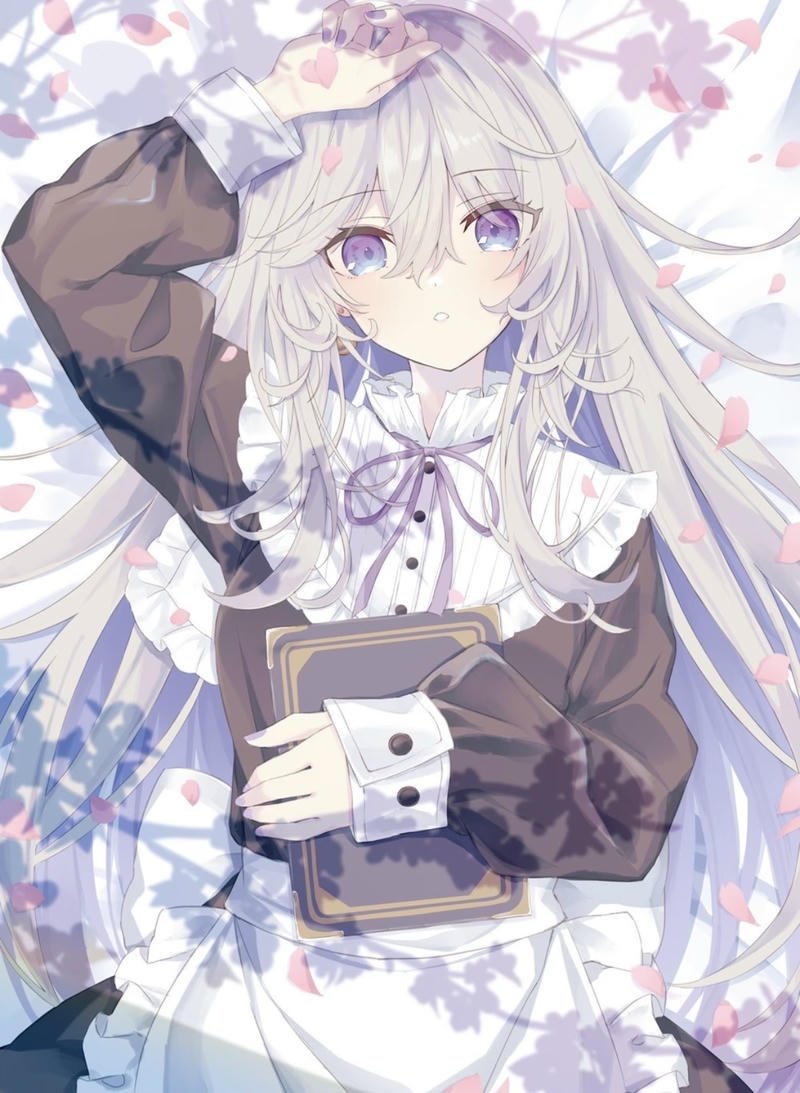 Ảnh anime nữ học sinh với đồng phục gọn gàng trẻ trung